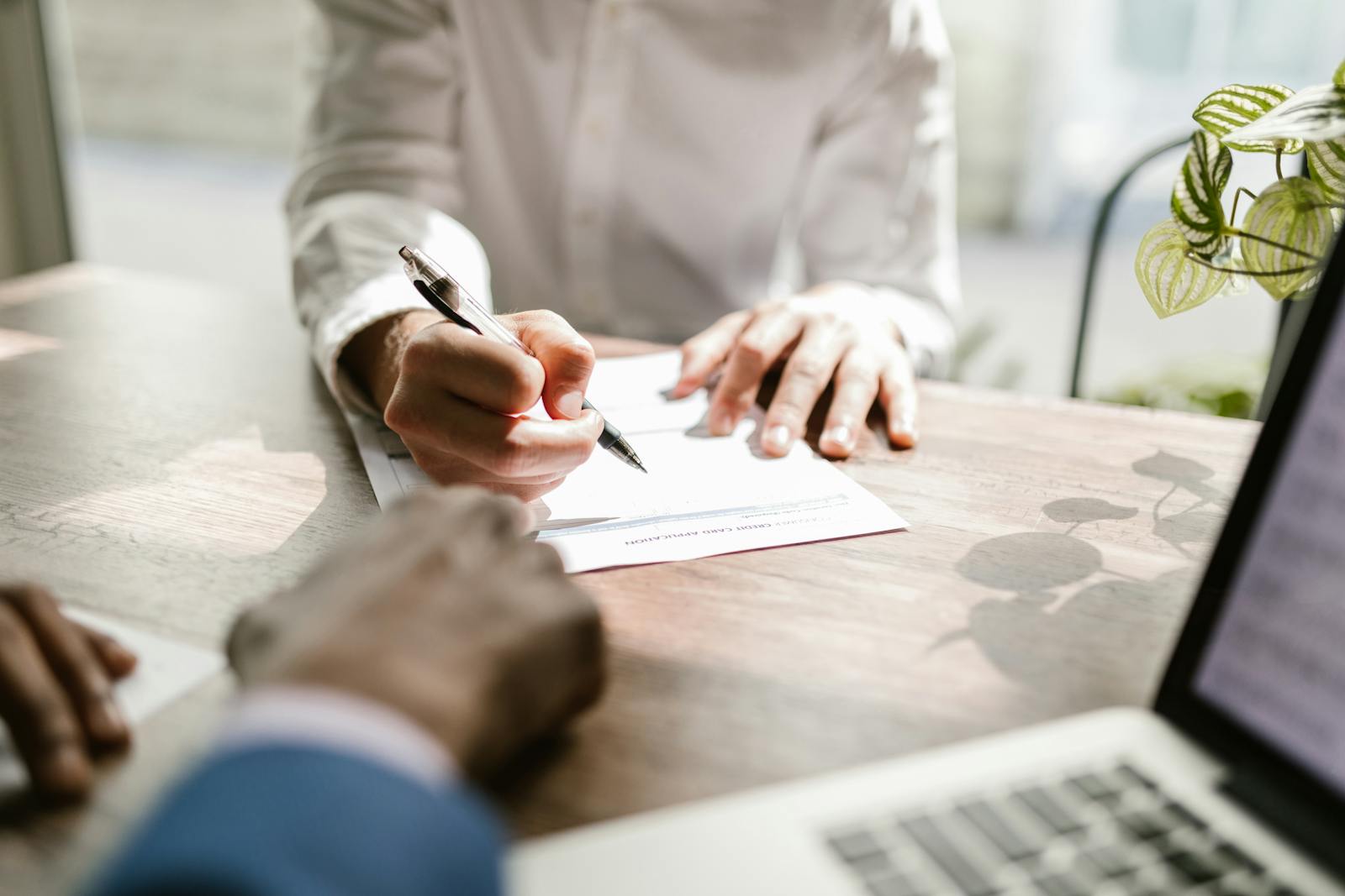 Credential documents being verified